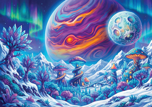 Aurora Alien Planet Village Fantasy