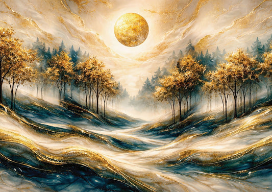 Golden Abundance Forest Moon