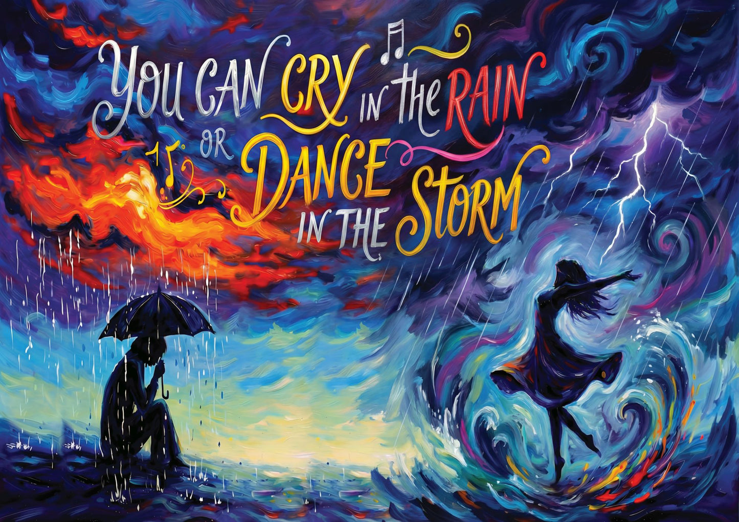 You Can Cry in the Rain or Dance in the Storm