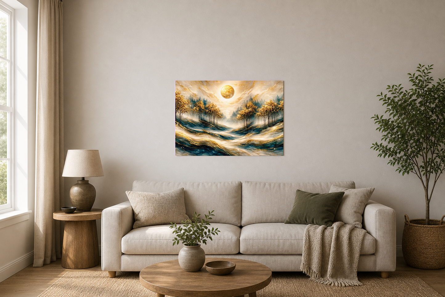 Golden Abundance Forest Moon