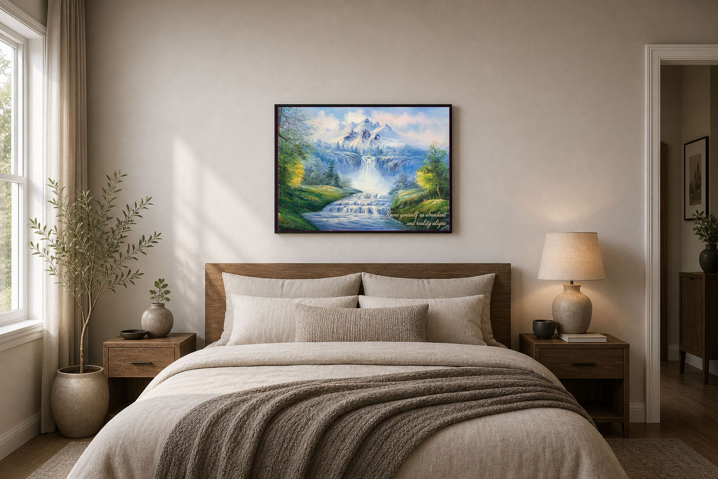 Know Yourself as Abundant Mountain Waterfall