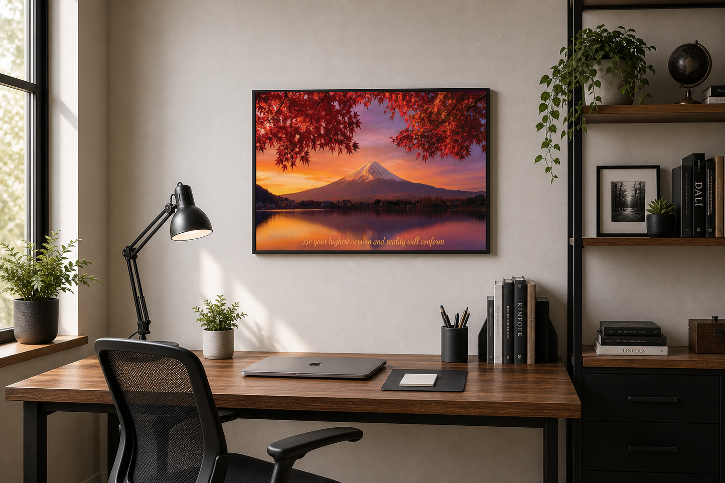 Be Your Highest Version Mount Fuji Autumn Sunset