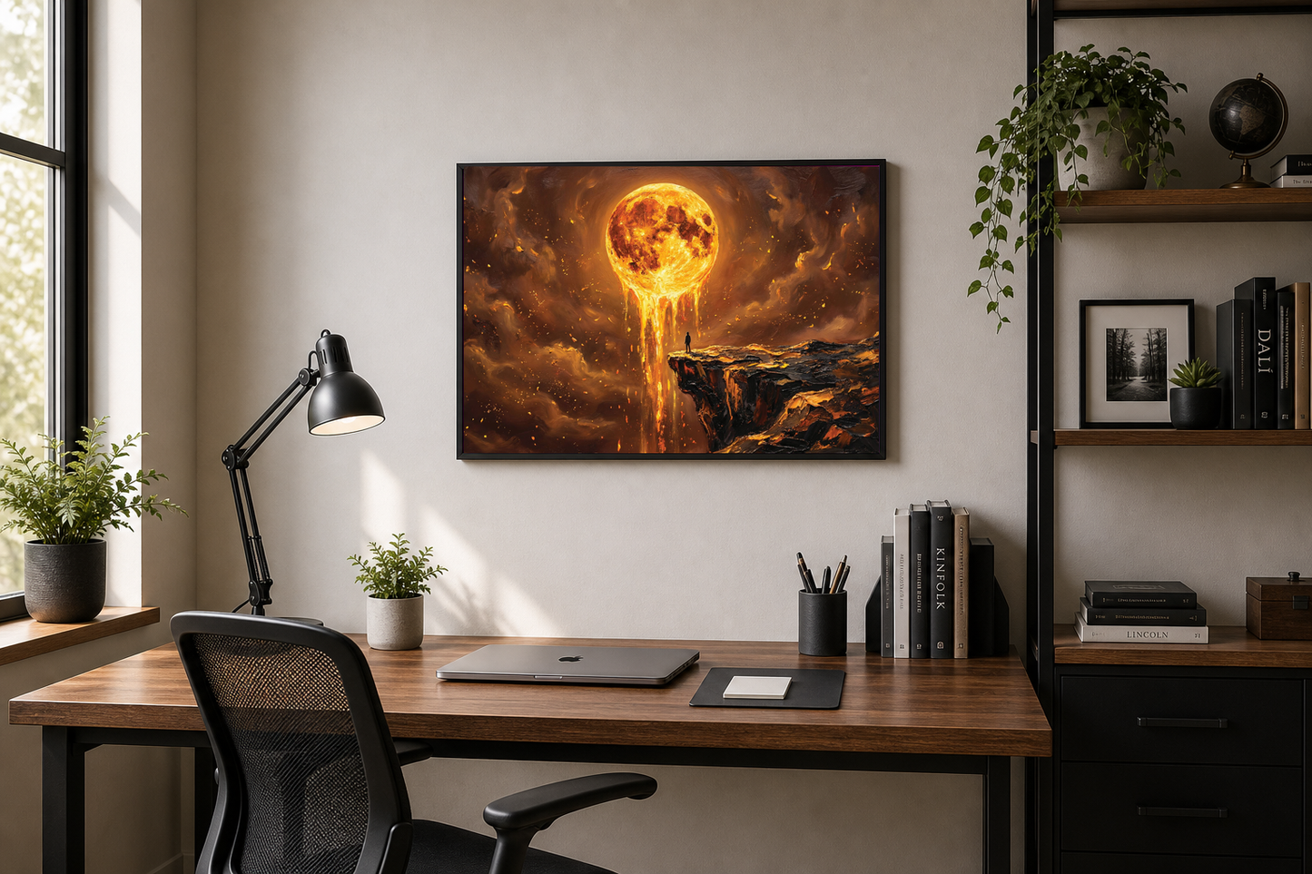 Molten Moon Cliff Fantasy
