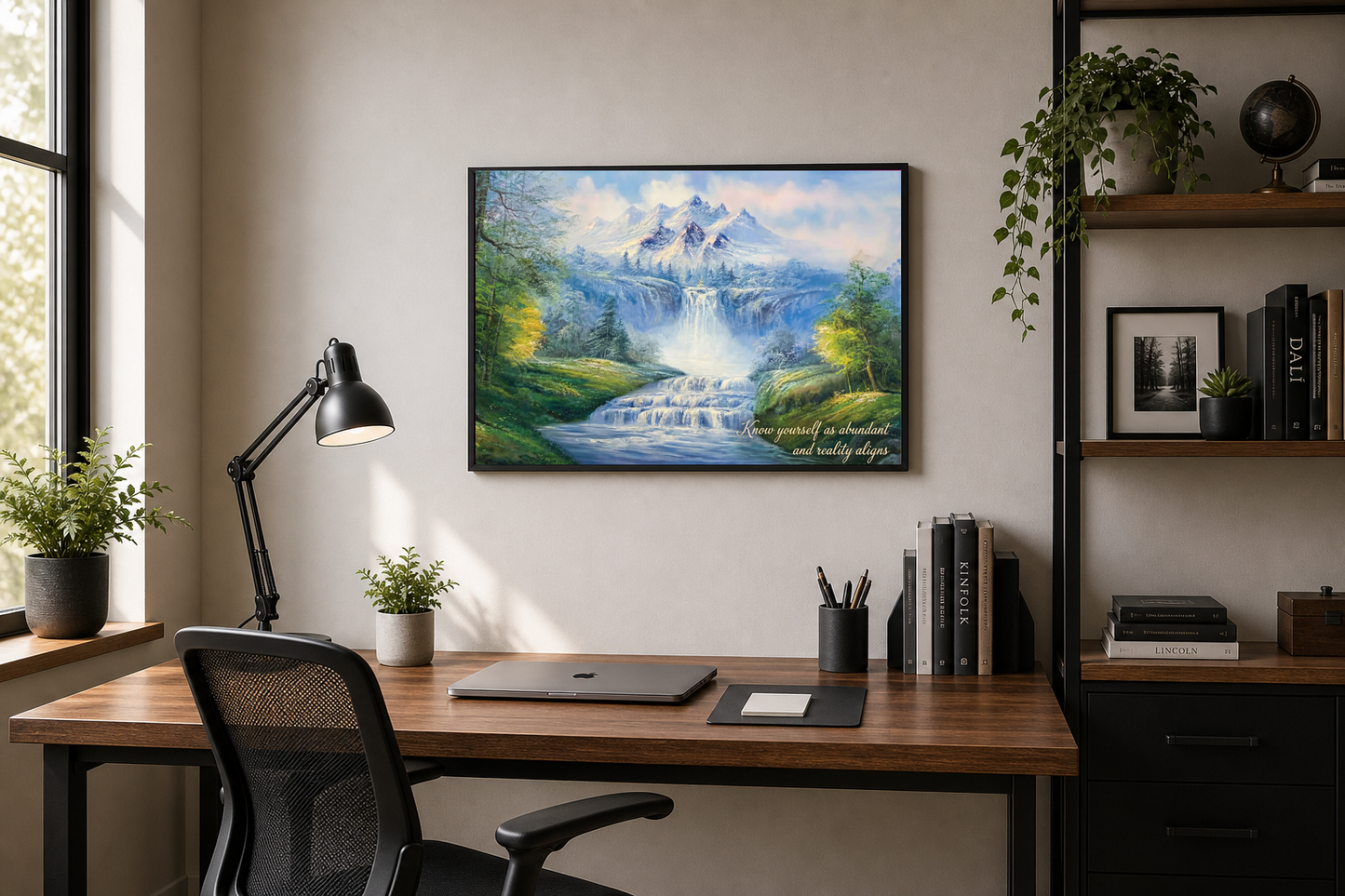 Know Yourself as Abundant Mountain Waterfall