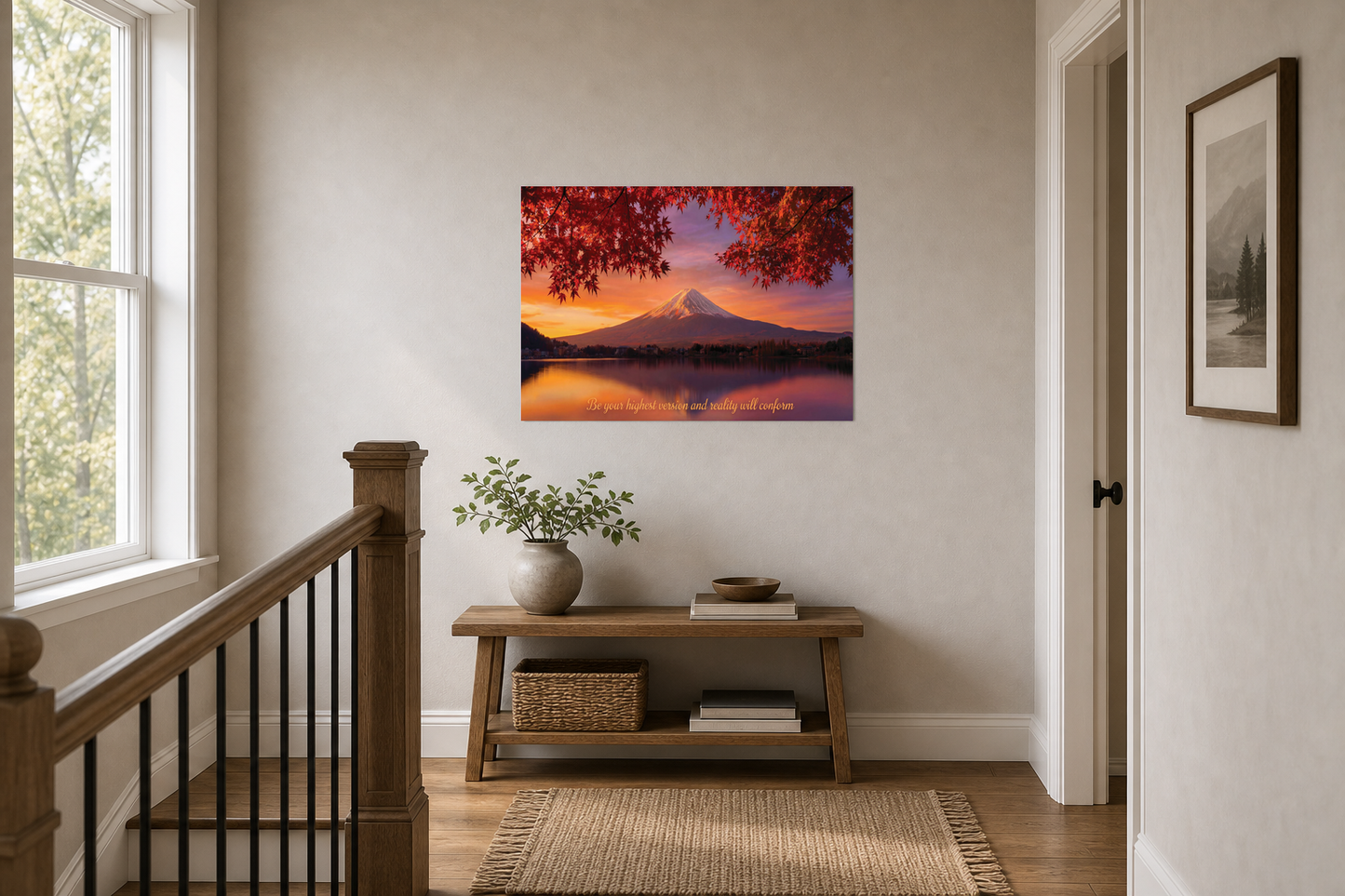 Be Your Highest Version Mount Fuji Autumn Sunset