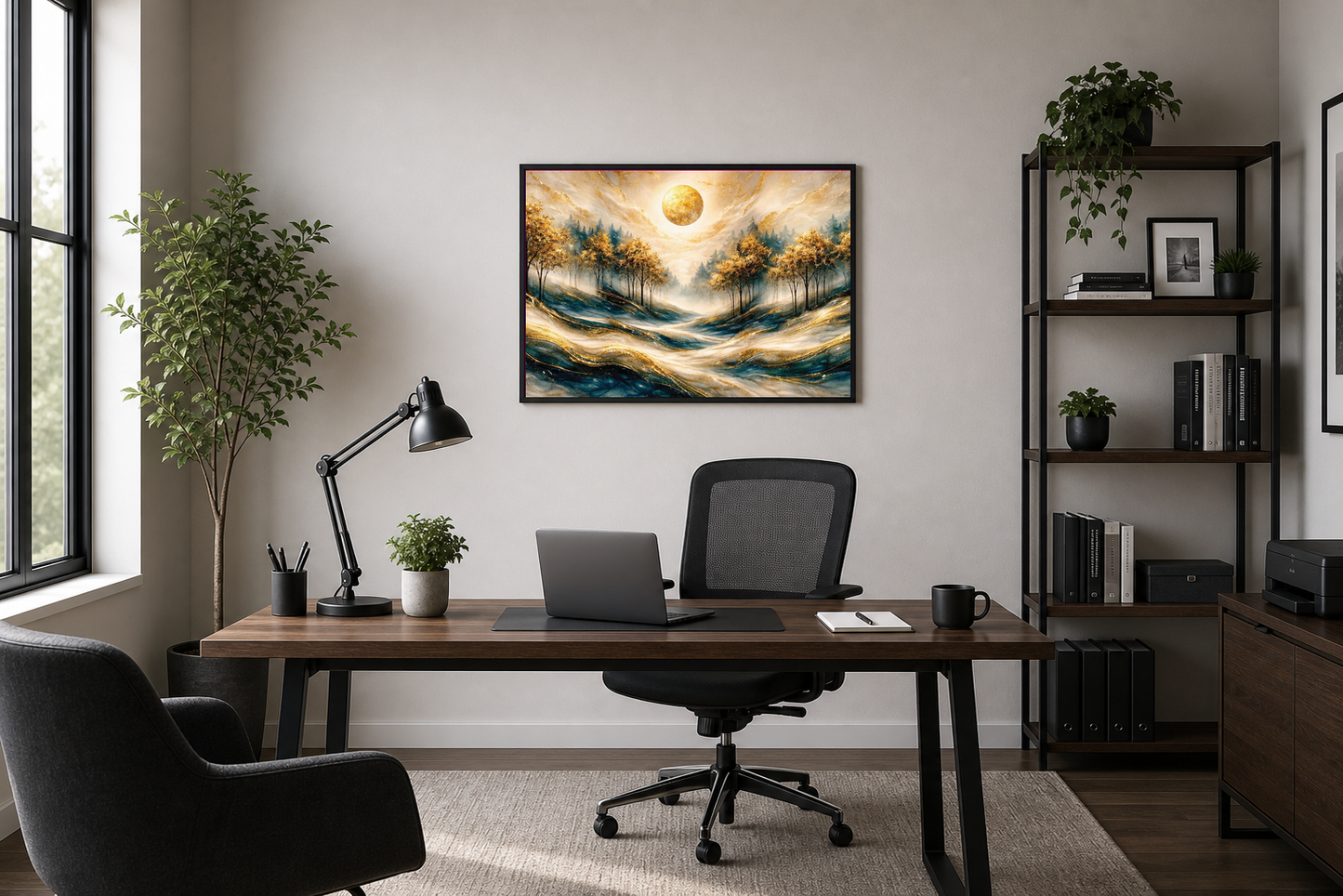 Golden Abundance Forest Moon