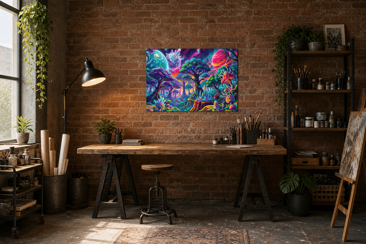 Cosmic Forest Crystal Fantasy