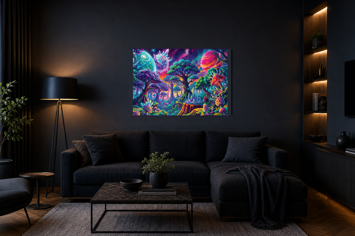 Cosmic Forest Crystal Fantasy