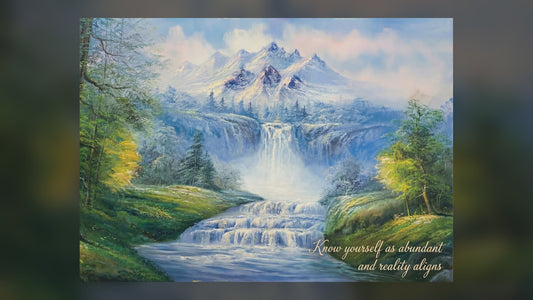 Know Yourself as Abundant Mountain Waterfall