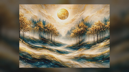Golden Abundance Forest Moon